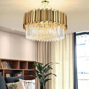 Bourbons Charles Crystal Round Chandelier-Vancei
