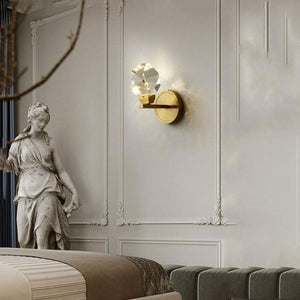 Nicole Crystal Wall Sconce-Vancei