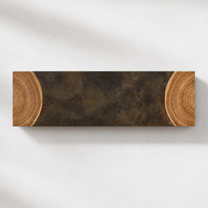 Calacius Steel Wood Console Table Handcrafted Industrial Style Living