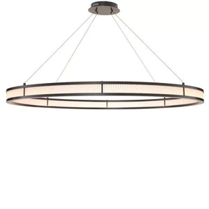 Damien 55" Modern Chandelier (Nickel)