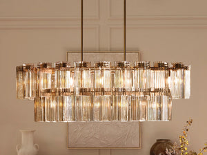 Delsia Oval Chandelier 51''63''72''-Vancei