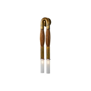 Antonia Horsehair Double Sconce