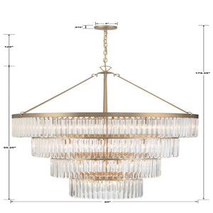 Elemory 22 Light Round Chandelier-Vancei