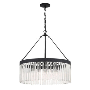 Elemory 8 Light Round Chandelier-Vancei