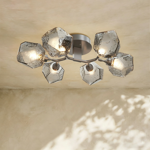 Art Twisted Flushmount Light