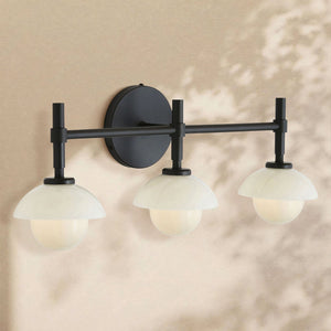 Glowen Alabaster Triple Wall Sconce