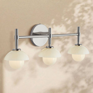 Glowen Alabaster Triple Wall Sconce