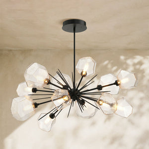 Art Twisted Oval Starburst Chandelier