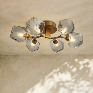 Art Twisted Flushmount Light