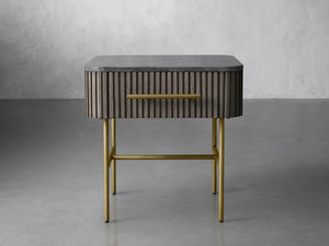 Finnley End Table with Drawer-Vancei