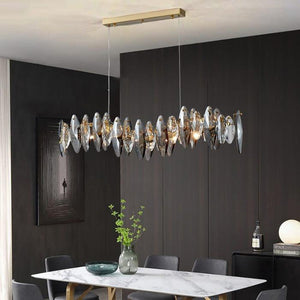 Flor Crystal Linear Chandelier-Vancei