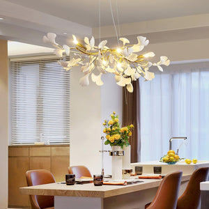Ginkgo Chandelier D - Oasislives