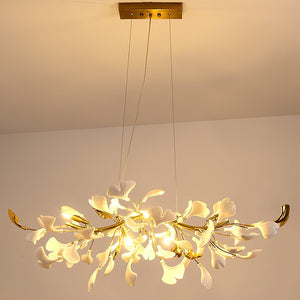 Ginkgo Chandelier D - Oasislives