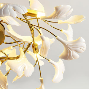 Ginkgo Chandelier D - Oasislives