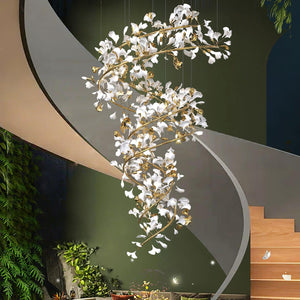 Ginkgo Chandelier Q - Oasislives