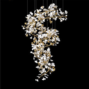 Ginkgo Chandelier Q - Oasislives