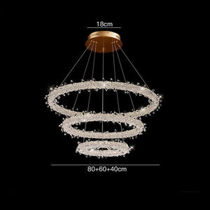 Glori Modern Crystal Chandelier-Vancei