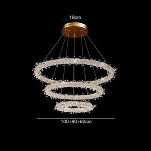 Glori Modern Crystal Chandelier-Vancei