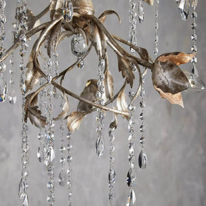 Gothic Viticcio Round Chandelier 40"-Silver