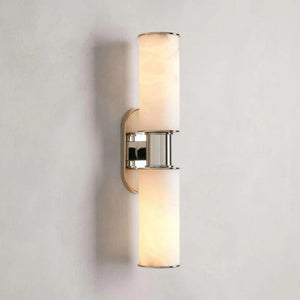 Harlin 2-Light Wall Sconce in Alabaster-Vancei