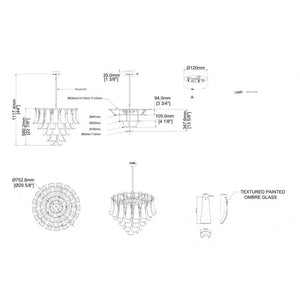 MARIELLE PETAL CHANDELIER