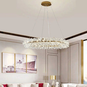 Isabel Ring Crystal Chandelier-Vancei