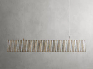 Junit Glass Rectangular Chandelier-Vancei