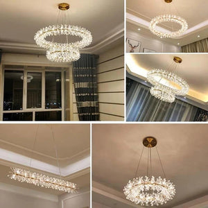 Kily Crystal Round Chandelier-Vancei