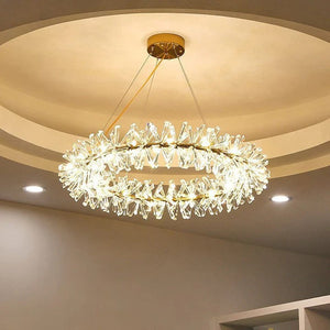 Kily Crystal Round Chandelier-Vancei