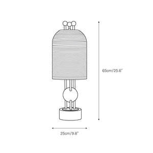 Lantern Glass Table Lamp