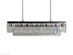 Leyland Tiered Rectangular Chandelier-Vancei
