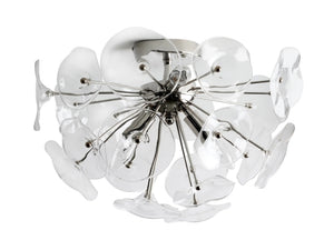 Lili Glass Flush Mount-Vancei