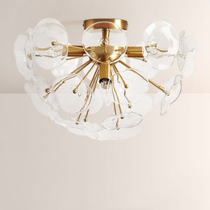 Lili Glass Flush Mount-Vancei