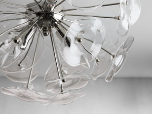 Lili Glass Flush Mount-Vancei