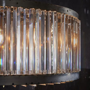 Litah Glass Round Chandelier