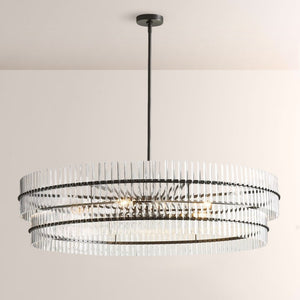 Marlly Glass Round Chandelier-Vancei