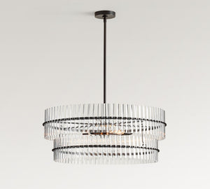 Marlly Glass Round Chandelier-Vancei
