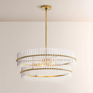 Marlly Glass Round Chandelier-Vancei