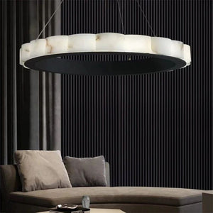 Alabaster Cloudy Chandelier-Vancei