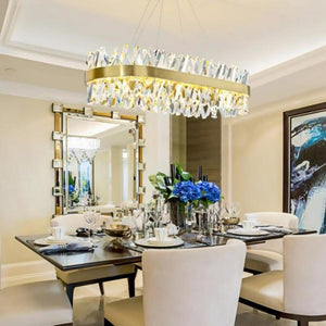 Monix Oval Crystal Chandelier-Vancei