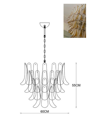 Murano Petals Chandelier