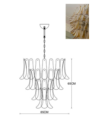 Murano Petals Chandelier