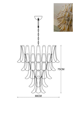 Murano Petals Chandelier