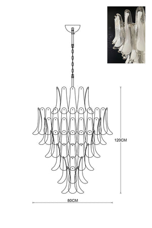 Murano Petals Chandelier