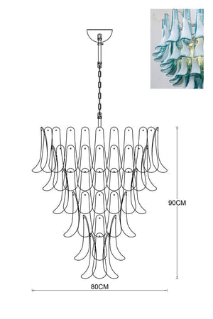 Murano Petals Chandelier