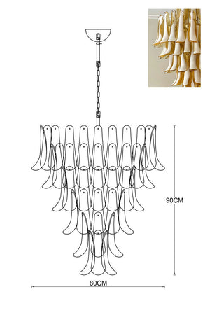 Murano Petals Chandelier