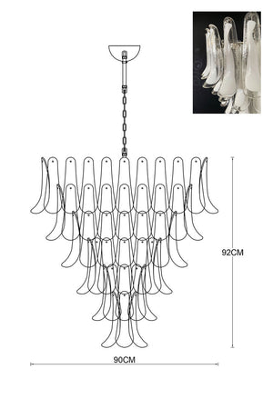 Murano Petals Chandelier