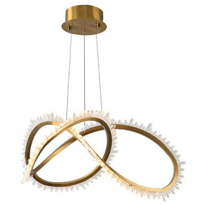 Primary Modern Living Room Rock Crystal Chandelier-Vancei