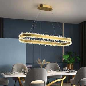 Primary Oval Crystal Chandelier-Vancei
