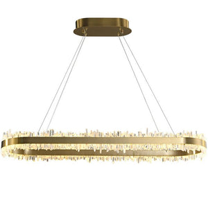 Primary Oval Crystal Chandelier-Vancei